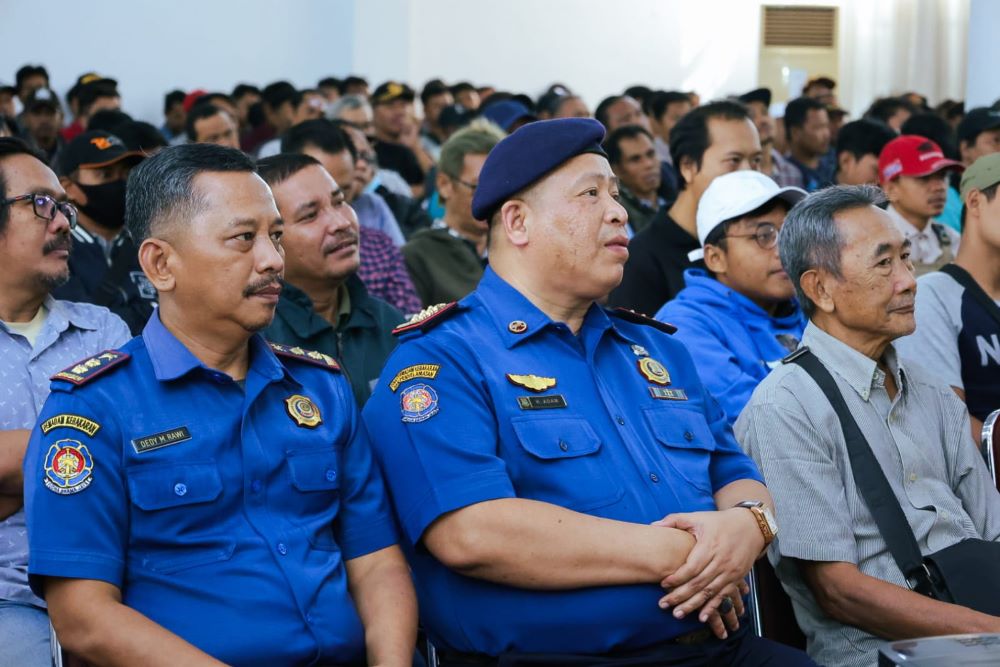 Benyamin Davnie Hadiri Pembentukan Relawan Pemadam Kebakaran