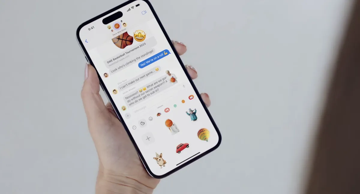 Stiker iMessage yang Diperbarui