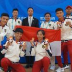 Timnas Wushu Indonesia Gondol 4 Emas dan 3 Perak di China