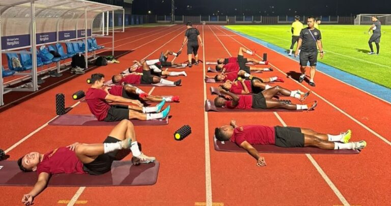 Timnas Indonesia U-24 Jalani Latihan Pemulihan Fisik