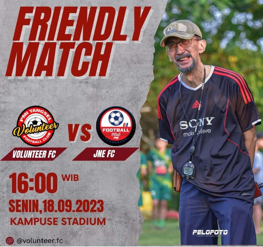 Volunteer FC PMI Tangsel Menang 6-1 pada Laga Persahabatan