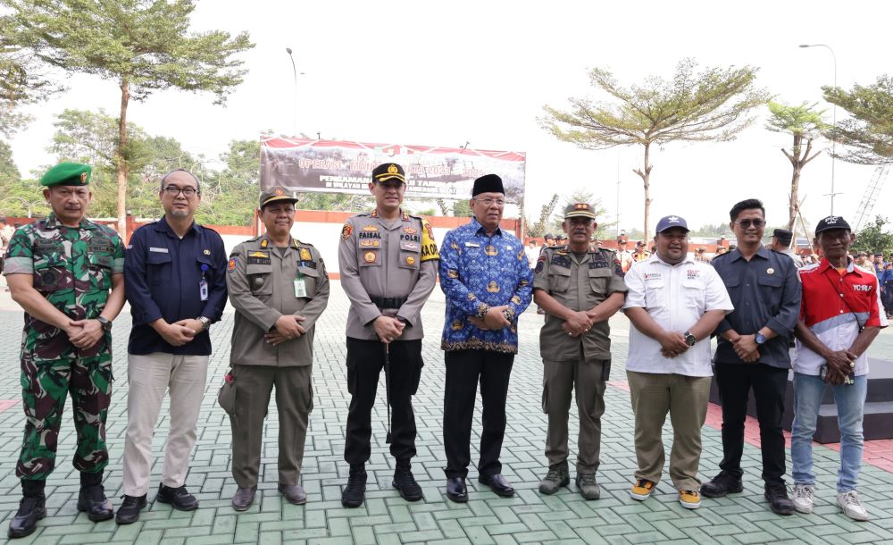 Benyamin Davnie Hadiri Apel Gelar Pasukan Operasi Mantap Brata 2023-2024