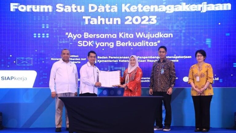 Kemnaker Jadi Pilot Project Satu Data Indonesia