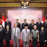 Prabowo Terima Kedatangan 22 Mahasiswa Palestina untuk Belajar di Unhan RI