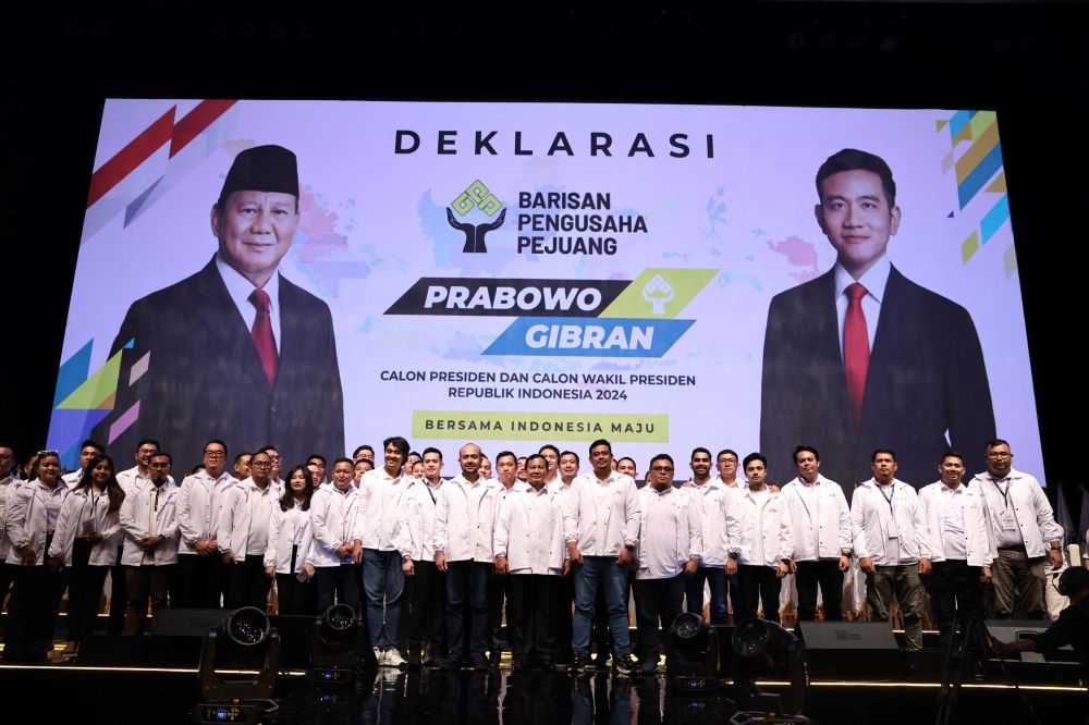 Barisan Pengusaha Pejuang Dukung Prabowo-Gibran