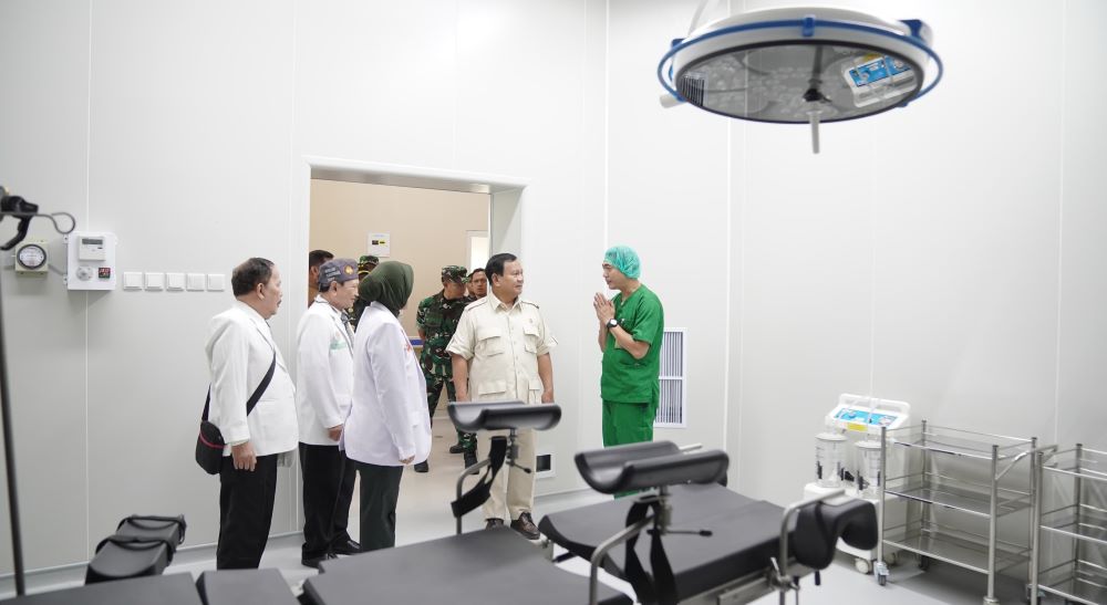 Prabowo Subianto Resmikan RS Tingkat III dr. H. Sadjiman Bogor 