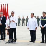 Prabowo Dampingi Jokowi Lepas 51,5 Ton Bantuan Kemanusiaan Indonesia untuk Palestina