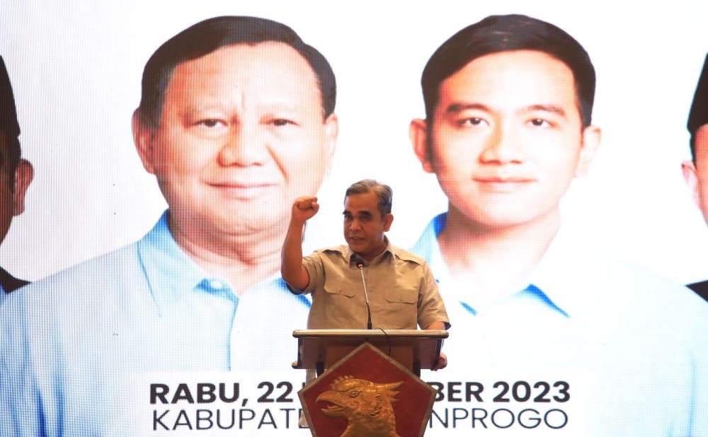 Sekjen Gerindra Beri Instruksi di Yogyakarta: Setiap Kader Adalah Timses Prabowo