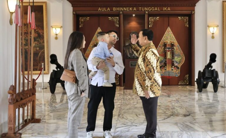 Prabowo Dikunjungi Cipung dan Raffi Nagita ke Kemhan: Double Gemoy