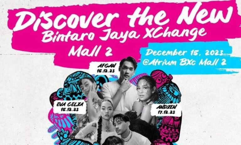 Bintaro Jaya Xchange Mall 2 Dibuka 15 Desember, Dimeriahkan Andien hingga Afgan