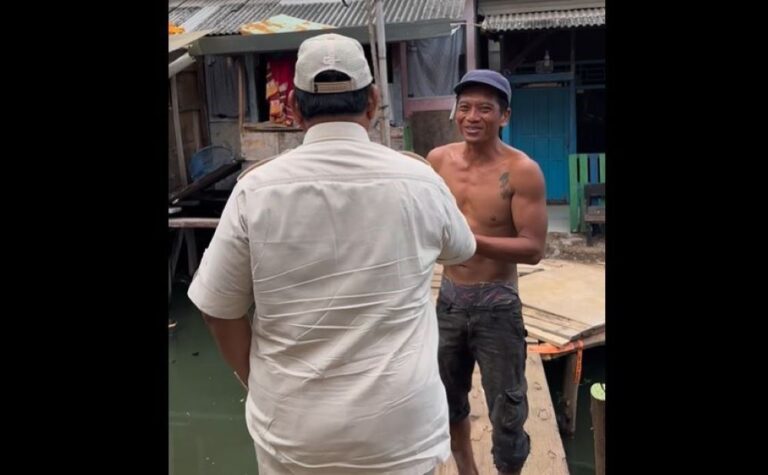 Momen Blusukan ke Cilincing, Prabowo Dengar Keluh Kesah Warga