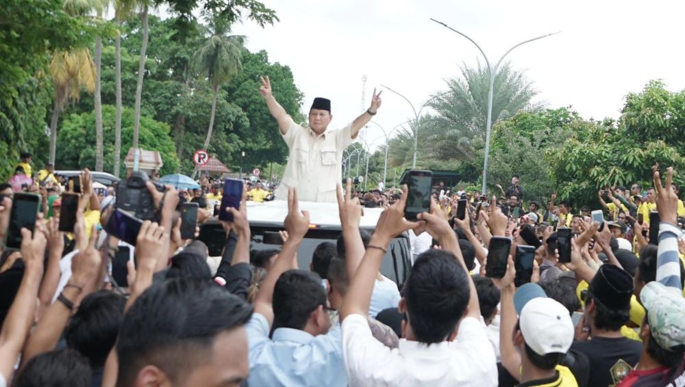 Disambut Ribuan Pendekar Banten, Prabowo Ziarah ke Makam Sultan Maulana Hasanuddin