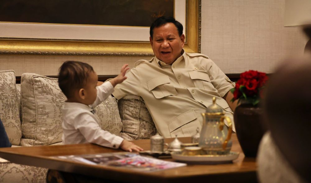 Prabowo Akhirnya Bertemu Anak Jenius Kenneth Matthew: Semoga Kelak Harumkan Nama Indonesia
