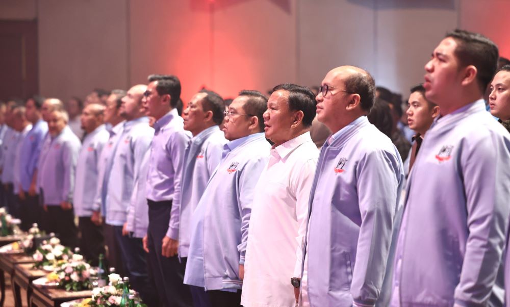 Prabowo Terima Dukungan Relawan Pedagang Indonesia Maju