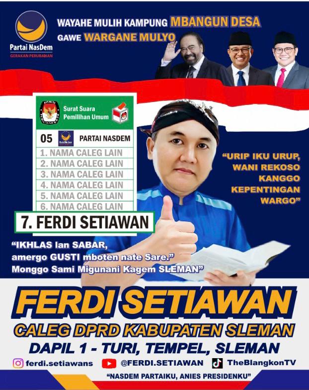 Konten Kreator Jadi Caleg, Acungi Jempol Program Wifi Gratis Pemkab Sleman