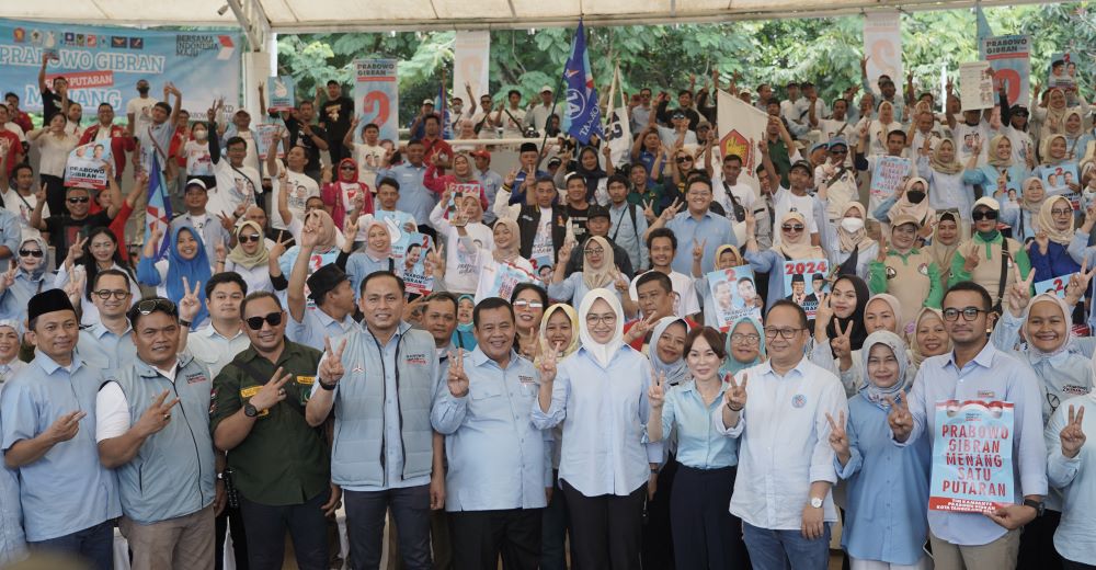 Tim Pemenangan di Tangsel Diminta Sosialisasikan Prabowo-Gibran hingga Akar Rumput, Airin Rachmi Diany: Insya Allah Menang Satu Putaran!