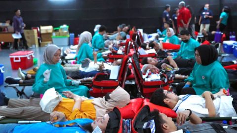 PMI Kota Tangsel Meriahkan Acara Puncak "Syukuran Kompas Gramedia 2024"