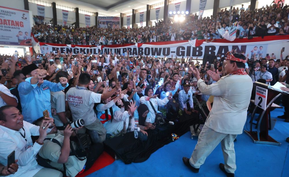 Prabowo Tegaskan Tak Akan Gentar dengan Koruptor