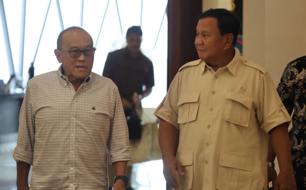 Momen Akrab Pertemuan Prabowo dan Aburizal Bakrie