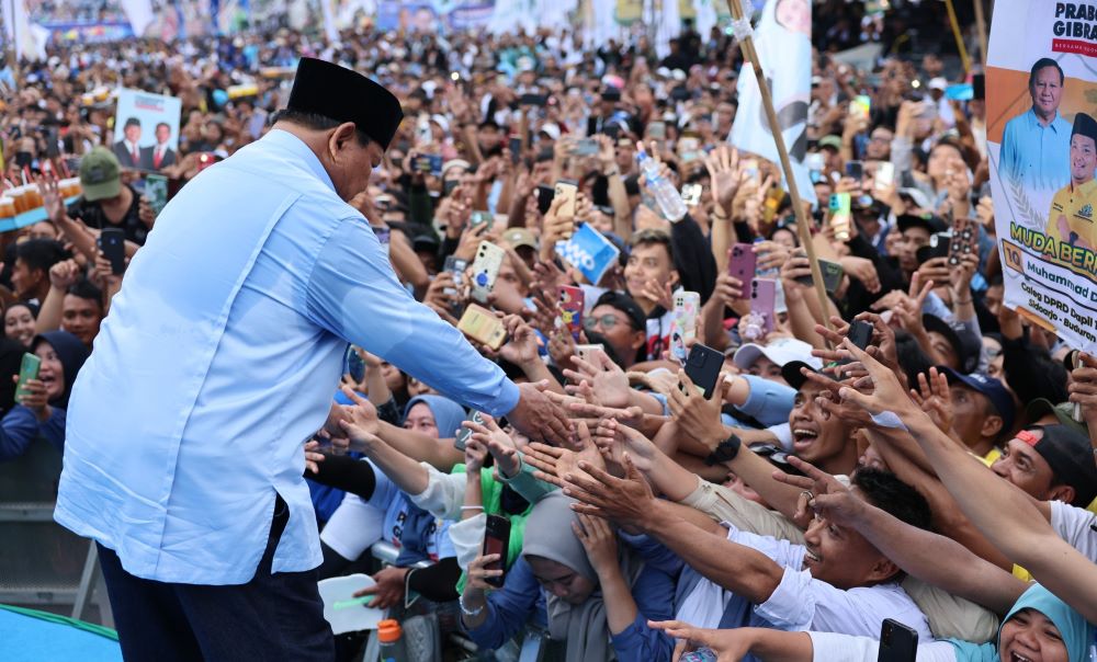 Prabowo: Indonesia Bangsa Terhormat, Bukan Bangsa Kacung